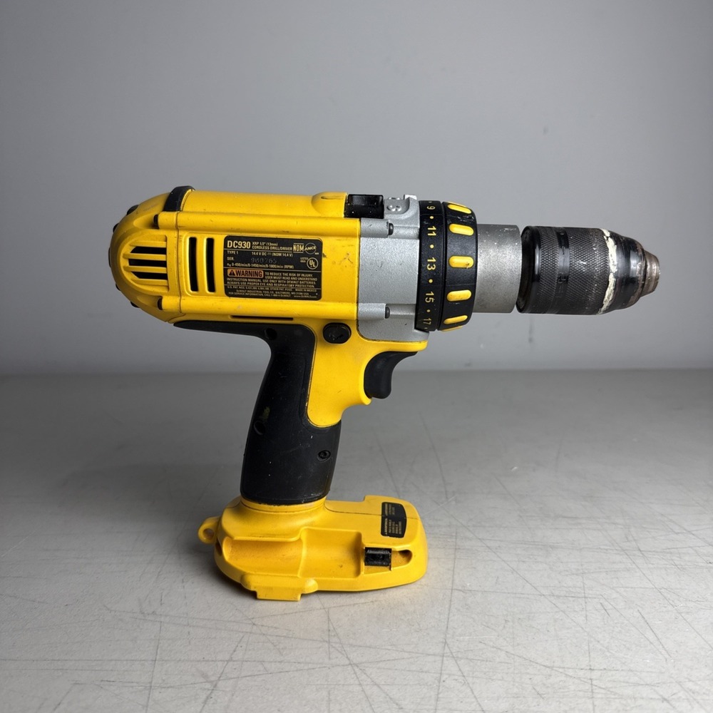 DeWALT DC930 XRP 1/2" 14.4 Volt Cordless Drill Driver (tool Only)